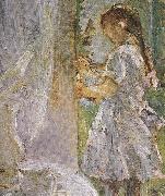 Berthe Morisot Detail of At the little cottage France oil painting artist